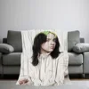Singer B-Billie E-Eilish skicomfort warm Soft Baby blanket suitable Home Kids Lunch Blanket for Home Office Daily Use Cover 2