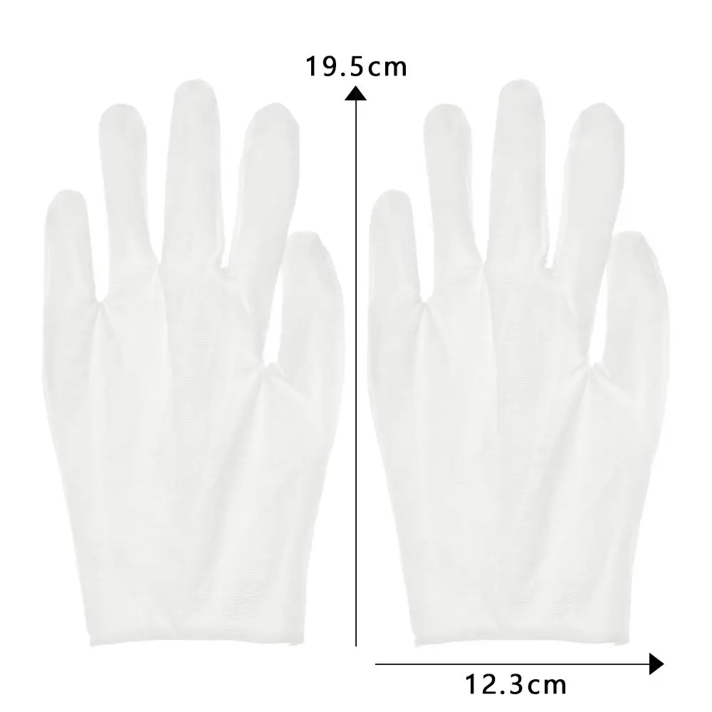For man woman wenvian quality inspection gloves of medium and thick label of thick work cotton white work safe cotton