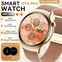 2025 For HUAWEI mini Smart Watch Women GPS Heart Rate Blood Pressure NFC Bluetooth Calls 1.27inch AMLOED Smartwatches For Beauty 1