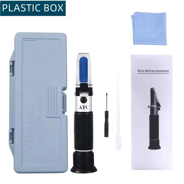 Handheld Alcohol Refractometer 0-80% ATC Spirits Tester