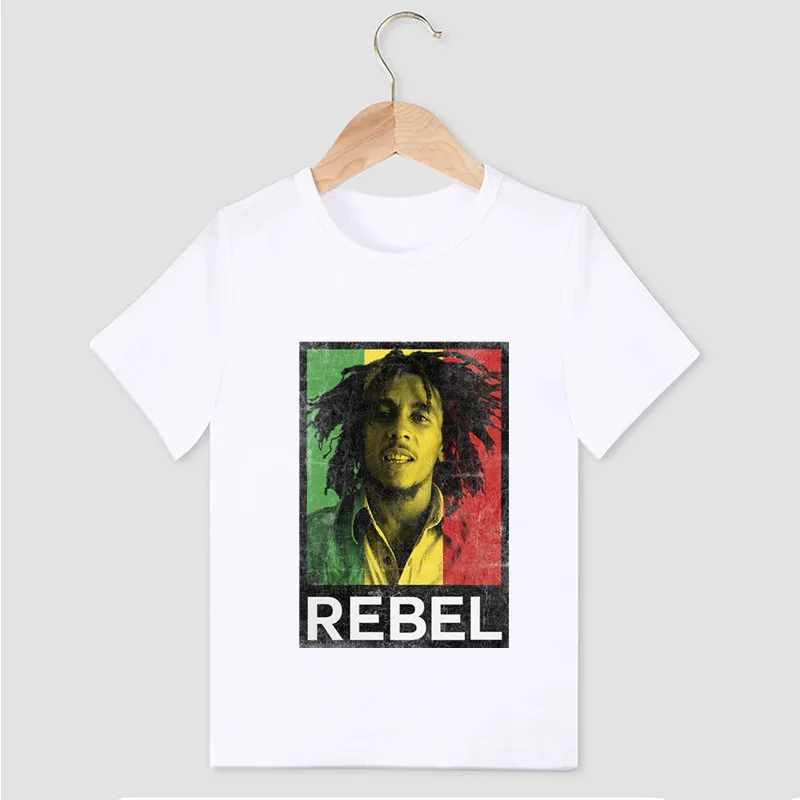 

Лидер продаж, Детская футболка, футболка с рисунком японской певицы Боба Марли Регги Растафари для мальчиков, летние детские топы, одежда для маленьких девочек