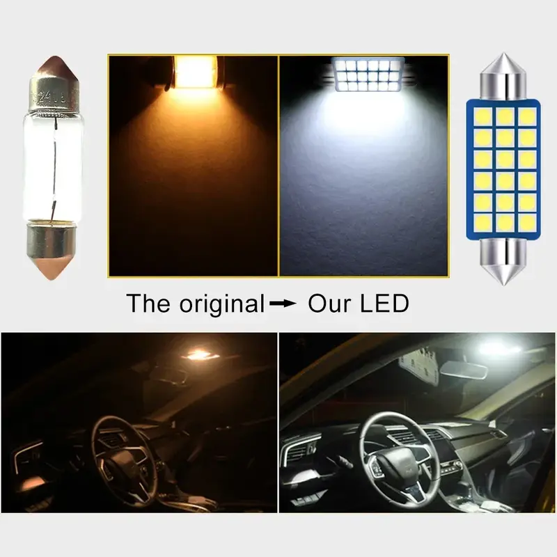 For Honda Stepwgn RG RK RP Accord 7 8 CRV HRV Civic 8 10 Canbus Car LED Kit Interior Dome Reading Lights Trunk Light Accessories - Image 4