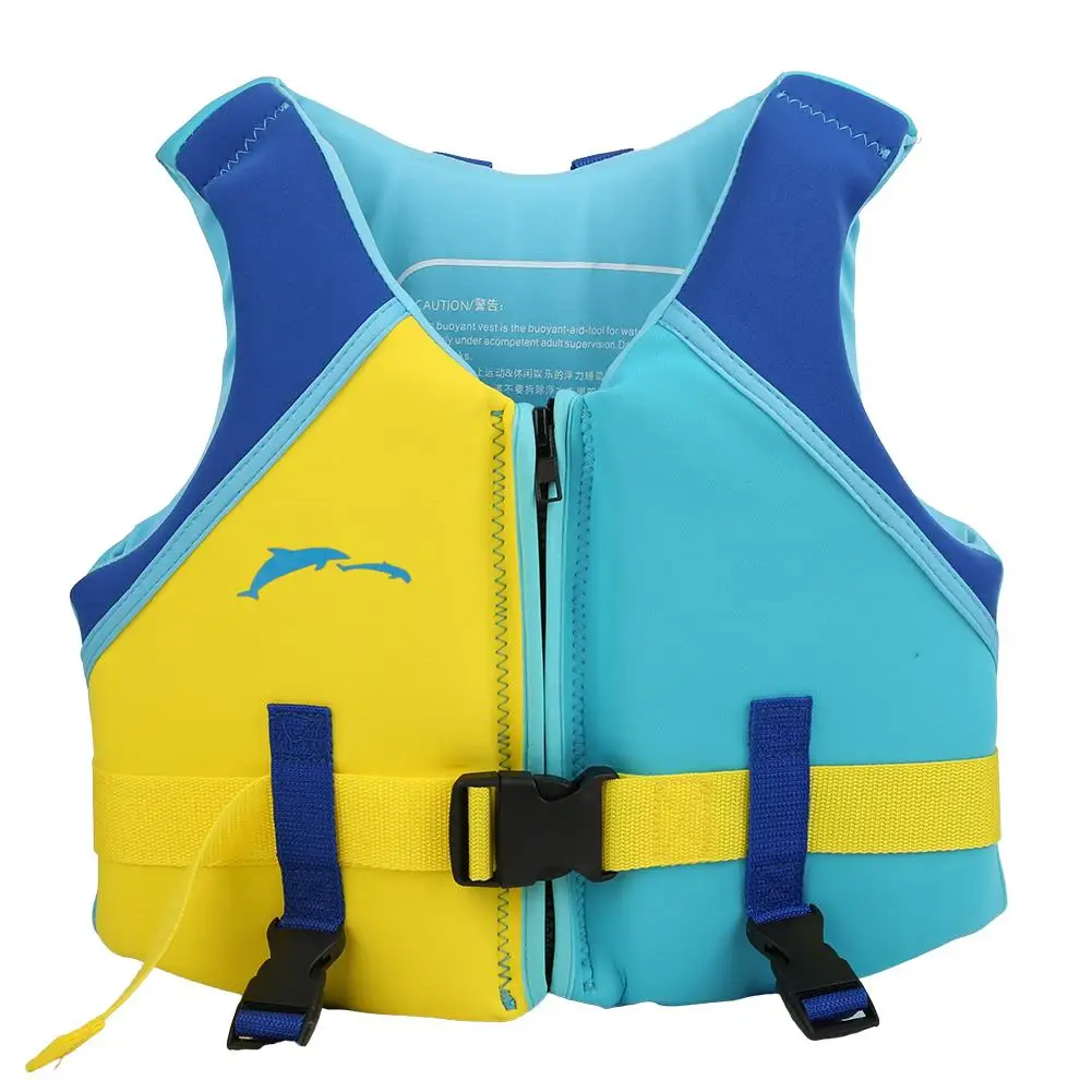 Kids Neoprene Life Jacket Summer Float Vest Safe Swimming drifting Buoyancy Aid Children