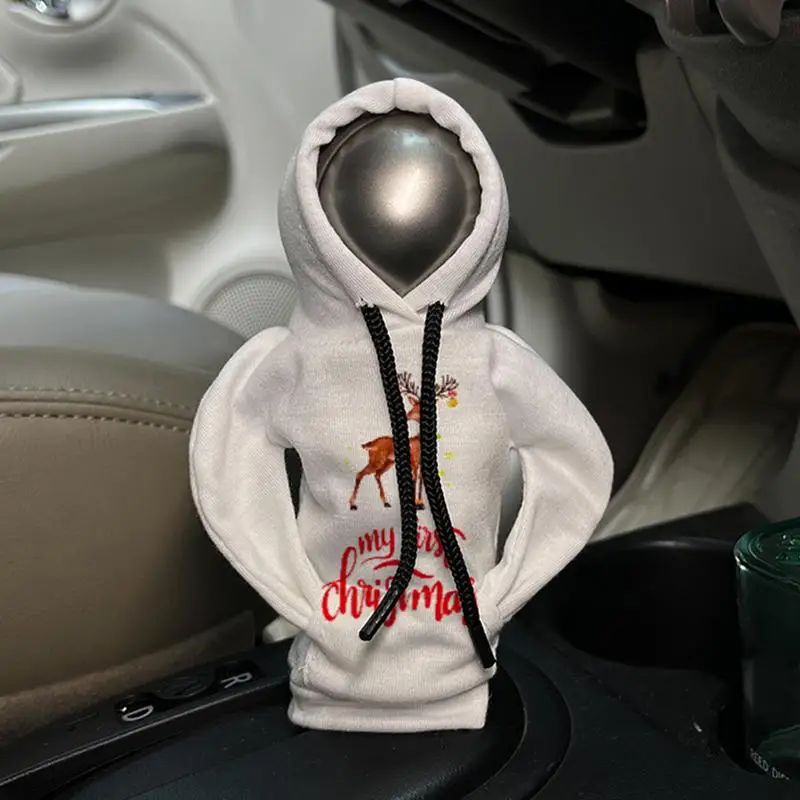 Gear Shift Hoodie Decorative Gear Stick Cover Car Shifter Cover Comfortable Car Shift Decoration Shifter For