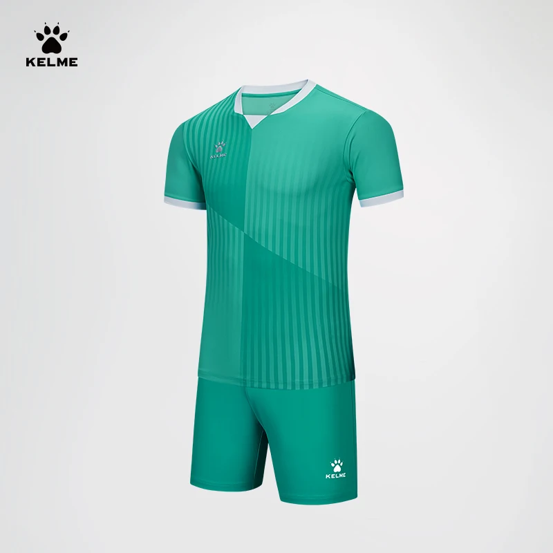 Kelme Football Uniforms Competition Training Uniforms Outdoor Sports Short-sleeved Tops Breathable Jerseys