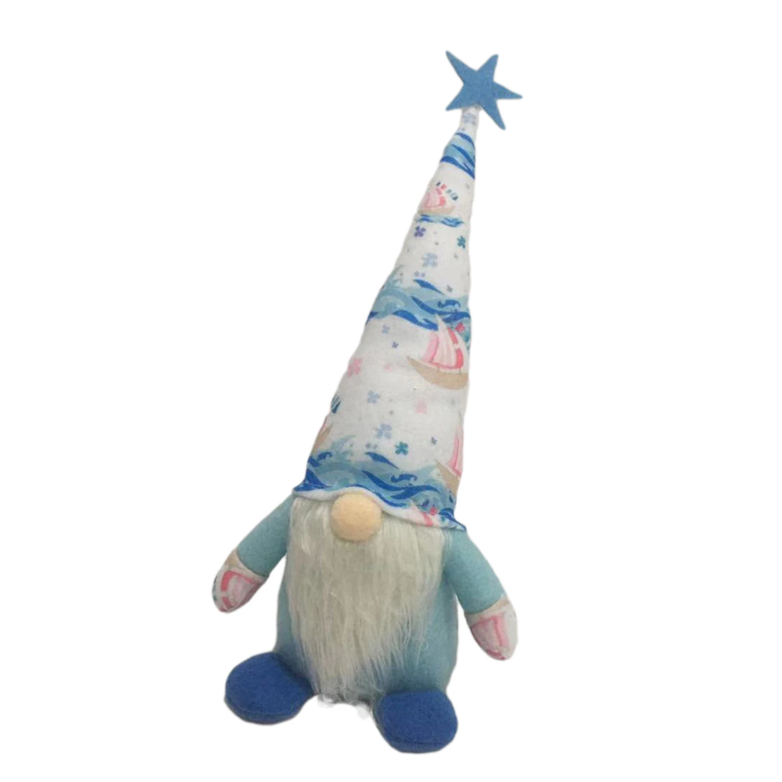 

Ocean Festival Gnome Doll Luckily Plush Faceless Doll Summer Marine Theme Dwarf For Tabletops Decor