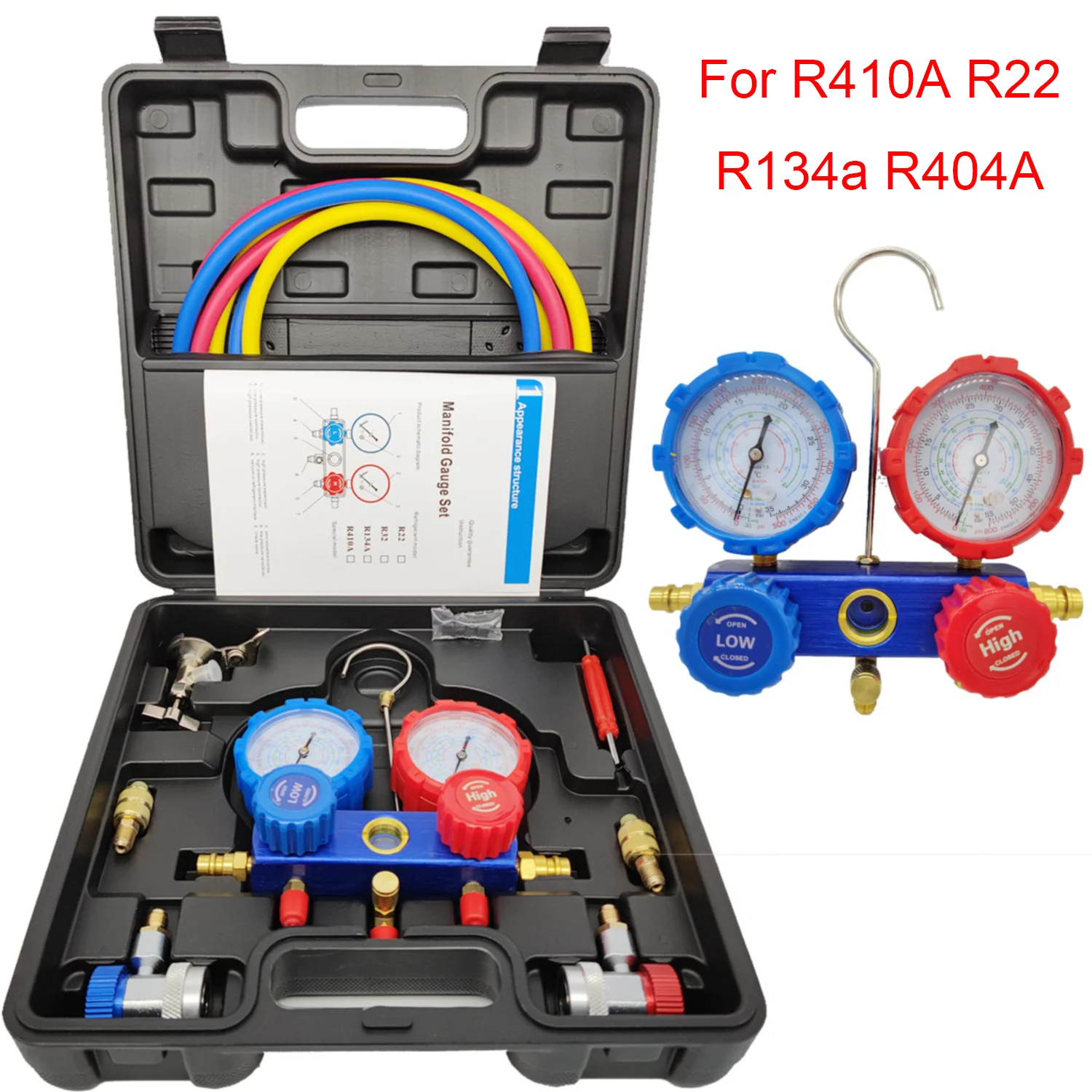 Manomètre tuyau de clim R134a - Auto