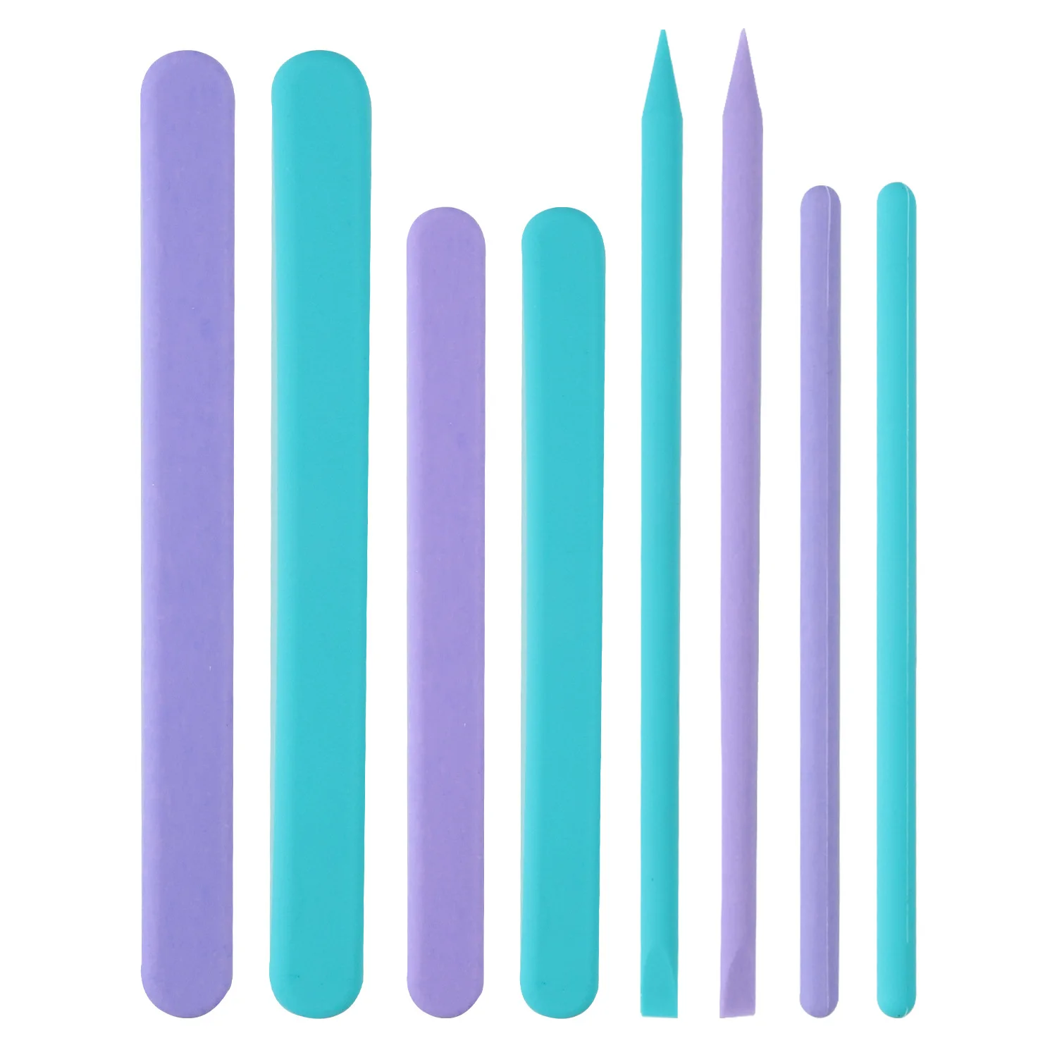 Reusable Silicone Stirring Sticks Set - Non-Stick Bubble Remover Tools, Scraper for Epoxy Resin DIY, Christmas Craft Supplies