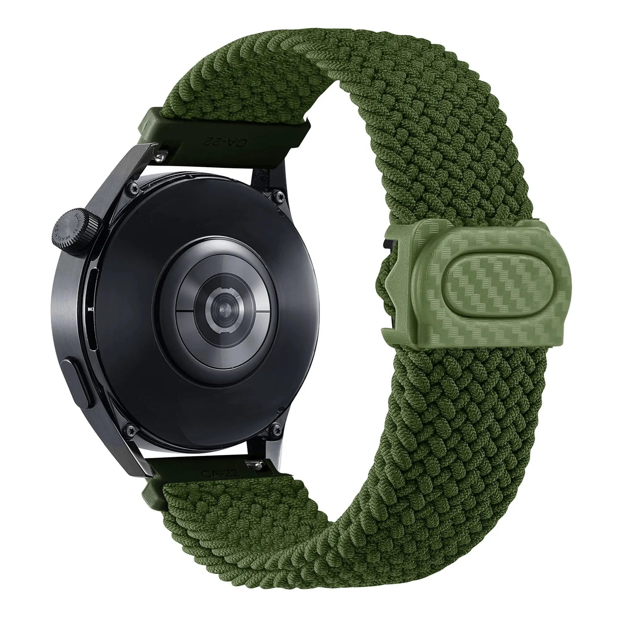 Nylon Braided Watch Strap - 20mm/22mm Adjustable Bracelet