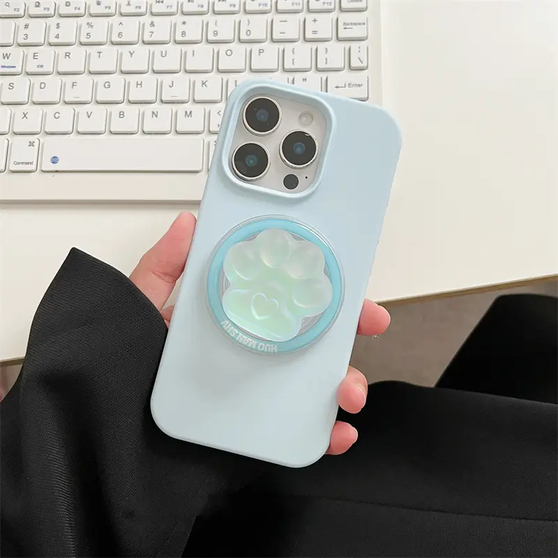 Korean Cute 3D Cat Paw Magnetic Holder Phone Griptok Grip Tok Phone Stand Support For iPhone For Magsafe Accessories Smart Tok - Image 6