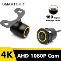 Car Rear View Camera AHD 1080P Golden Fisheye Lens Universal Car Front Backup Camera 185mm Punch Night Vision Butterfly Camera
