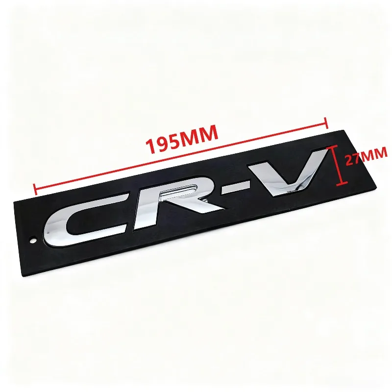 1개 CR-V C R V 레터 로고 엠블럼 3D ABS 자동차 스티커 (자동차 리어 트렁크 부트 레터 배지 장식 자동차 스타일링 액세서리)