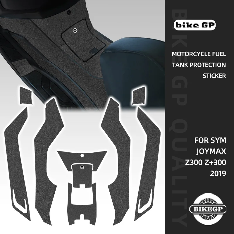 

Наклейка на бак мотоцикла s Для SYM JOYMAX Z300 2019-резиновая устойчивая к царапинам Защитная крышка матовая текстурная наклейка наклейки