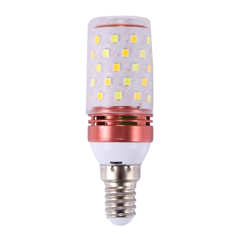 통합 SMD LED 옥수수 램프, 3 색 온도, AC 85V-265V, 따뜻한 흰색, 높은 빛, 에너지 절약, 소형 LED 전구