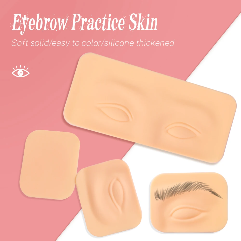 Tattoo Practice Pad Soft Eyebrow Tattoo Practice Skin Good Resilience  Practice Eye Makeup Board Tattoo Training Fake Skin