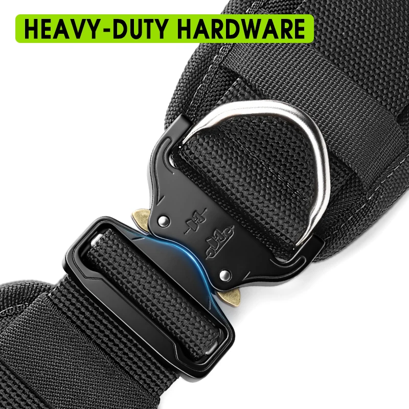 JAKAH 패딩 공구 벨트 (헤비 듀티 버클 포함), 패딩 작업 벨트, 편안한 공구 벨트, 조절 가능한 허리 JK-209