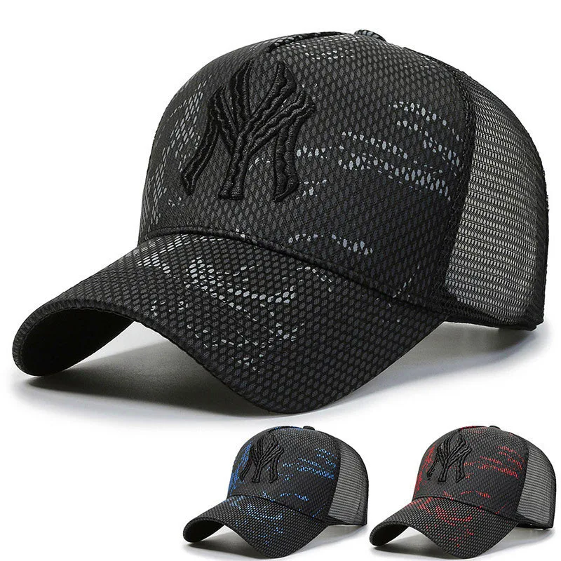 Summer Men's Embroidered Sunshade Baseball Cap