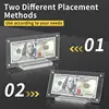 Acrylic Desktop Banknote Display Frame Transparent Paper Currency Collection Stand Frame For Collectors Ticket Protector 5