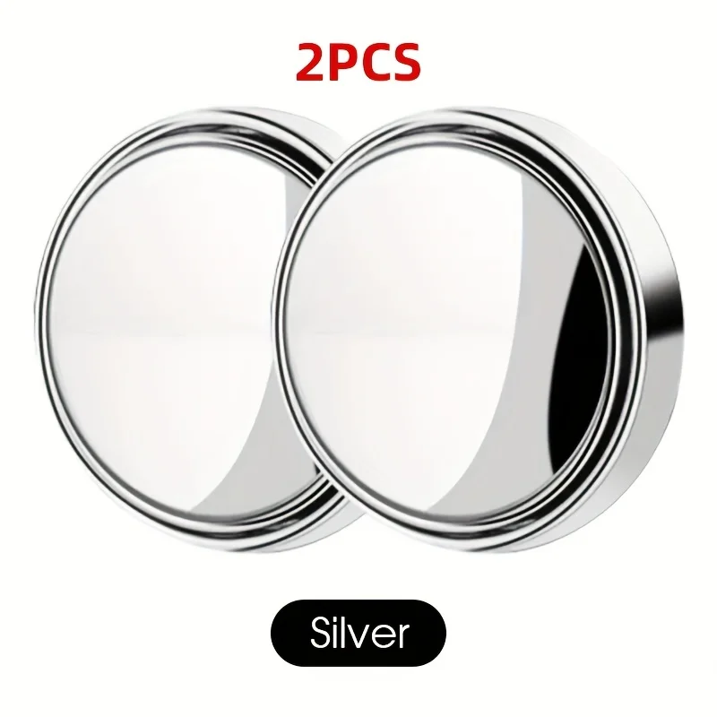 2pcs Car Blind Spot Mirror Rearview Mirror Rain Multifunctional 2-in-1 Rain Covering Expanding View Safety Driv For Rainy Days