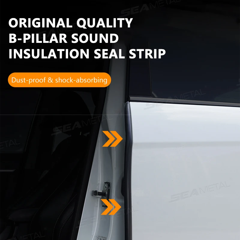 Car Door Edge Scratch Protector Strip B Pillar Rubber Moulding Trim Protection Side Adhesive Sealing Guard Stickers