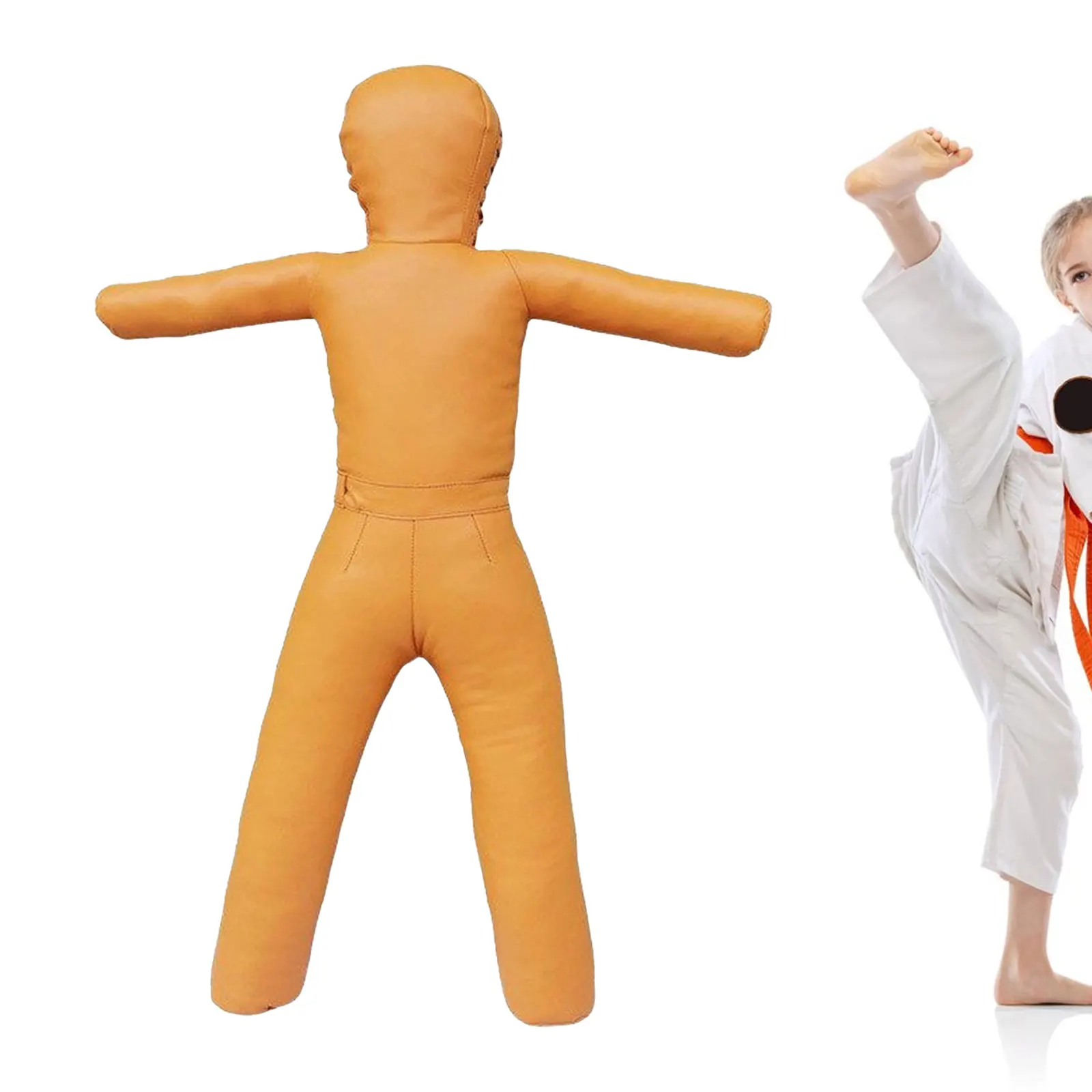 120cm Kids Grappling Dummy Unfilled Versatile Mma Wrestling Bag for Judo Brazilian Jiu-jitsu Training Karate Mma Training