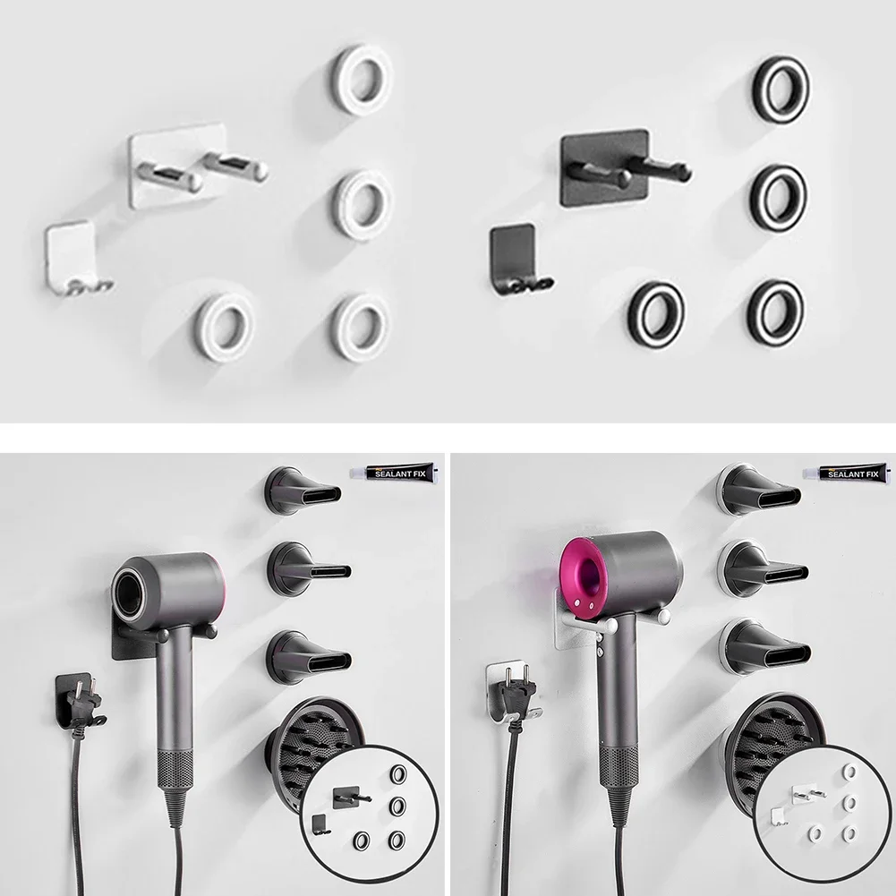 Aluminum Alloy Dyson Hair Dryer Bracket Storage Rack Storing Holder ...