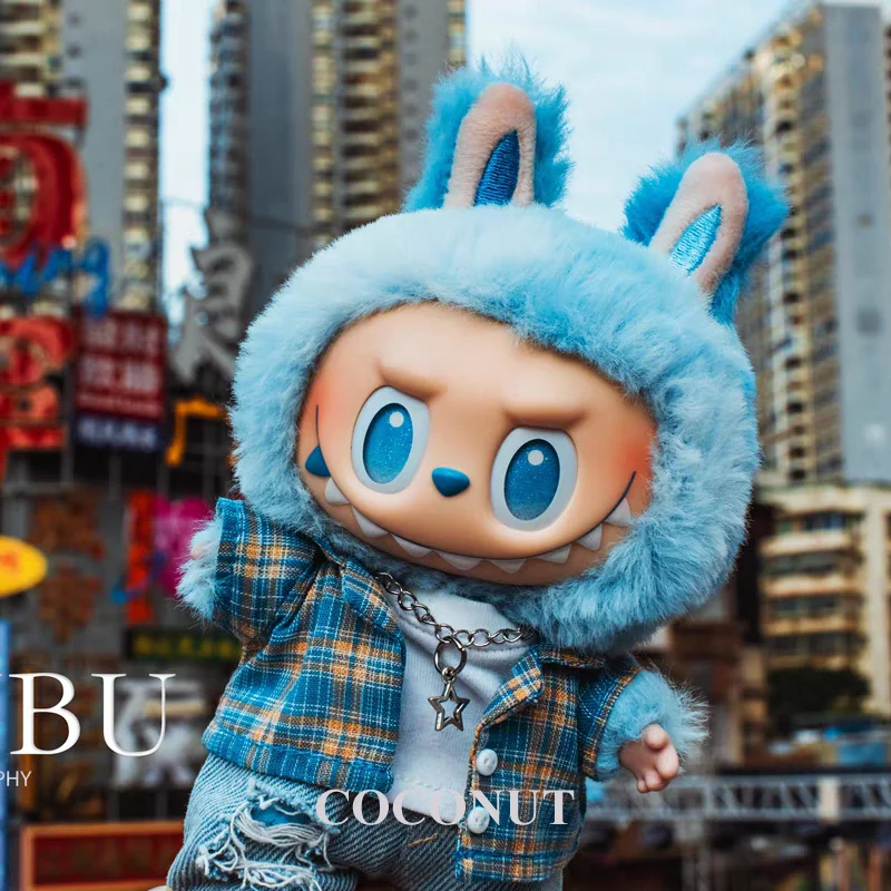 Labubu 17cm Mini Doll Fashion Set – High Energy Series V1/V2 Travel Essentials with Stylish Shoes & Outfit 3