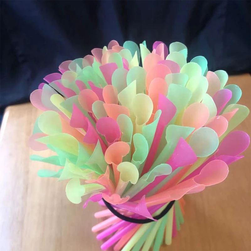Drinking Straws Plastic For Birthday Celebration Party 500 Pcs drinking straws