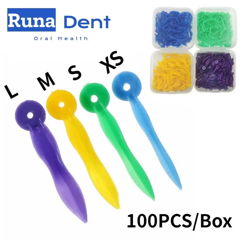 

100Pcs/box Dental Wedges Tooth Gap Wedge with Holes Size Large Medium Extra Small Small Dentistry Disposable