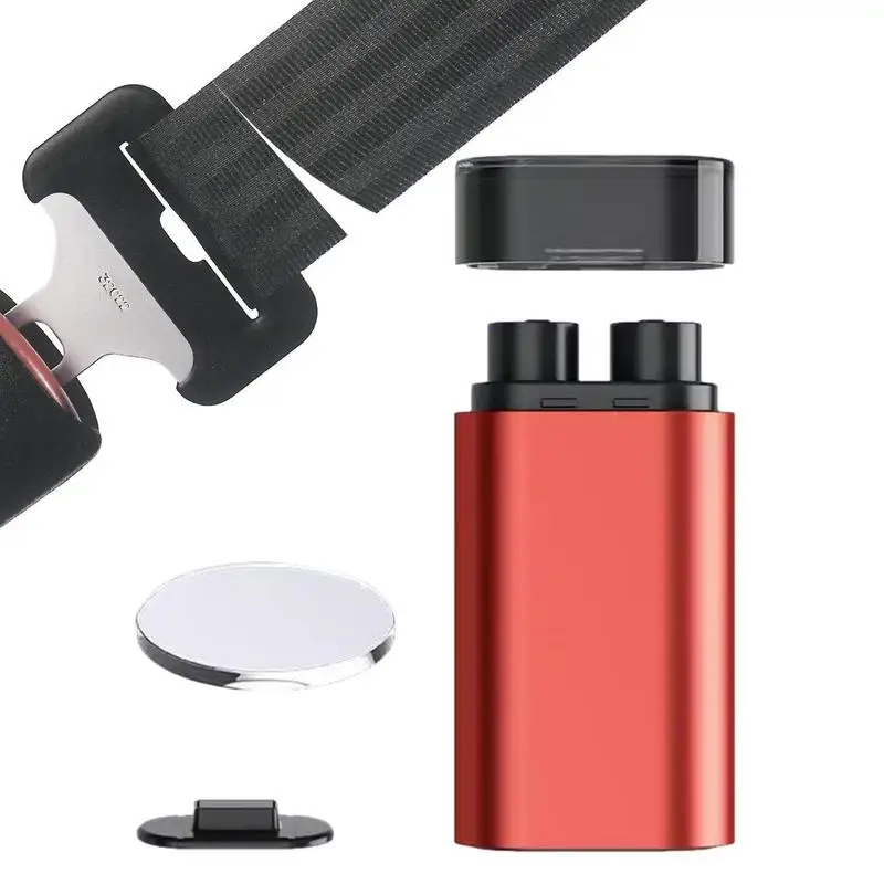 

2 In 1 Dual-Hammer Anti-Slip Alloy Car Safety Hammer Car Window Breaker Emergency Hammer Seat Belt Cutter Car Tool Life-Saving