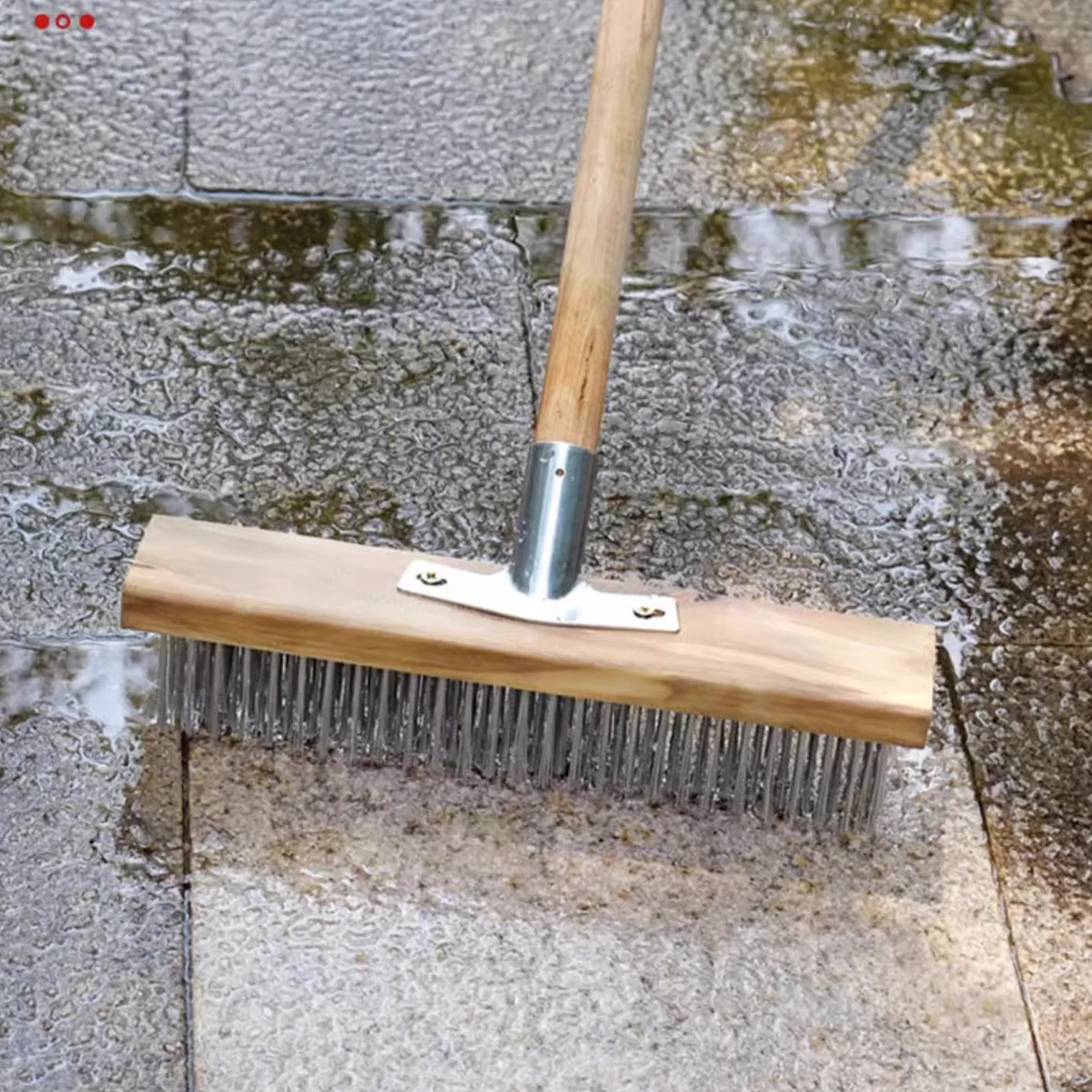 Testina per Pulizia della Piscina per Pulire le Pareti della Piscina, Setole in Nylon di Plastica Prevengono i Graffi Spazzola per Piastrelle a Parete della Piscina per Vasche