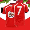 Men Sports T-Shirt Seafood Shrimp Print Short Sleeves Children Casual Loose Shirt Christmas Gift Party Top 1