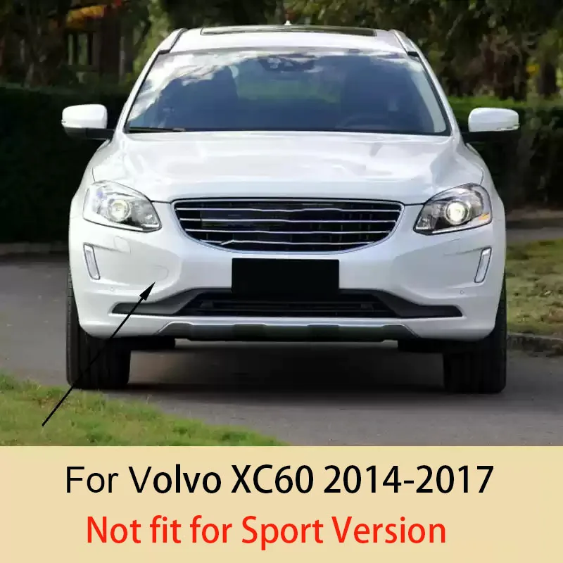 Front Bumper Tow Hook Cover Towing Eye Cap For Volvo XC60 2014 2015 Car Trailer Hauling Eye Lid