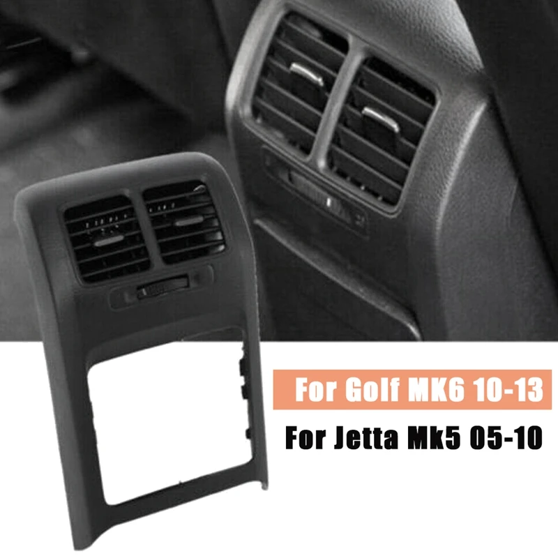 Misura Per Golf Mk6 10-13 Jetta Mk5 05-10 Car Rear Air Vent Center Outlet Console Ac Dashboard Cover Muslimah