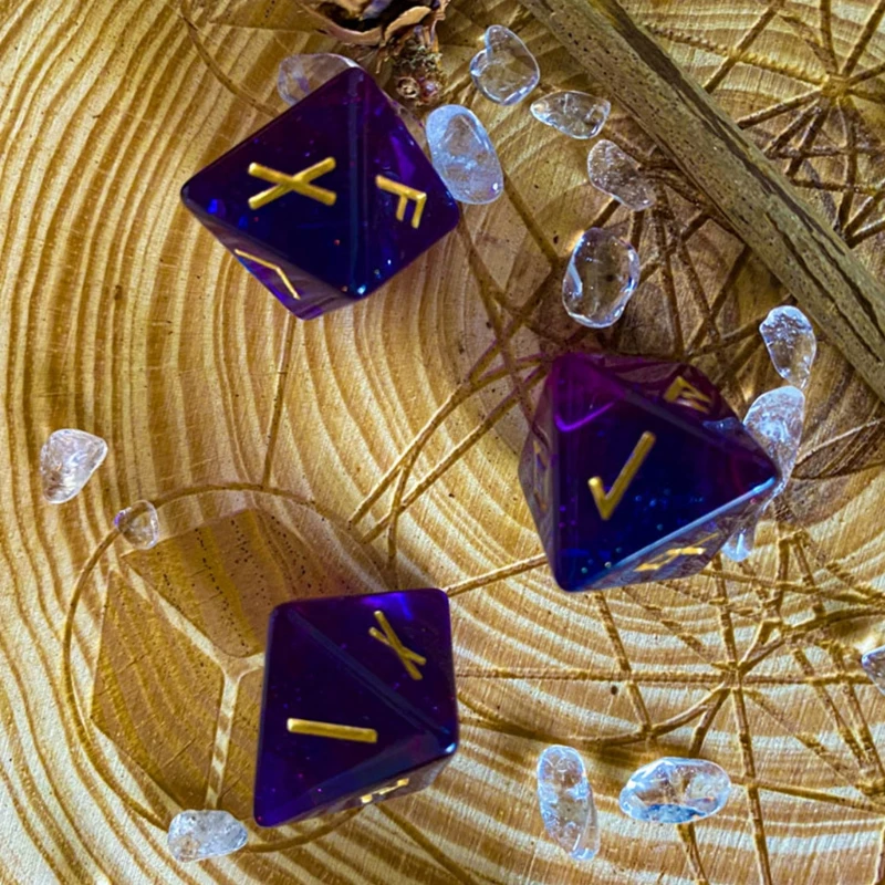 

Runes Symbol Cards Crystal Epoxy Resin Mold Divination Board Silicone Mould