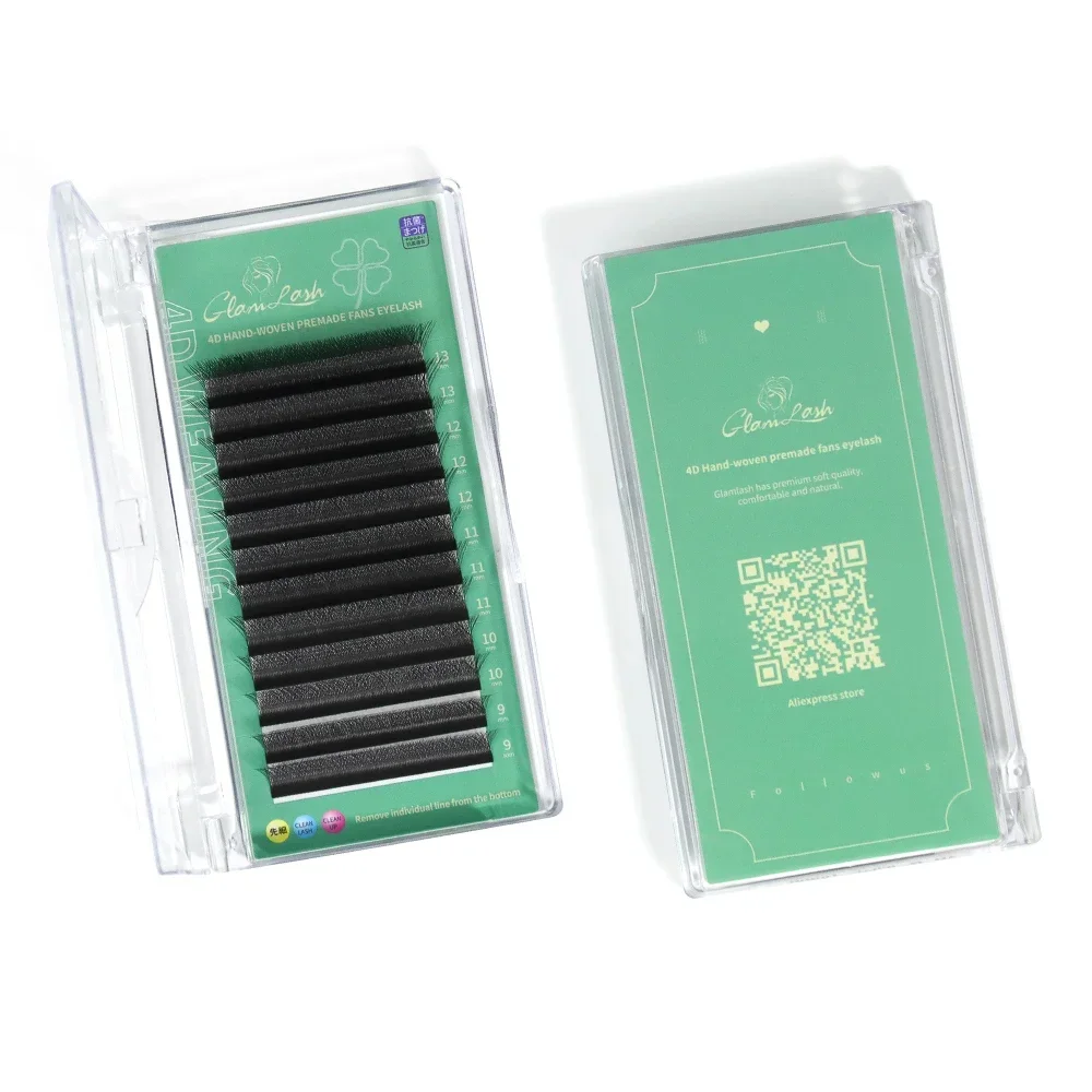 GlamLash Premium Faux Mink Volume Eyelash Extensions - Soft and Natural Finish
