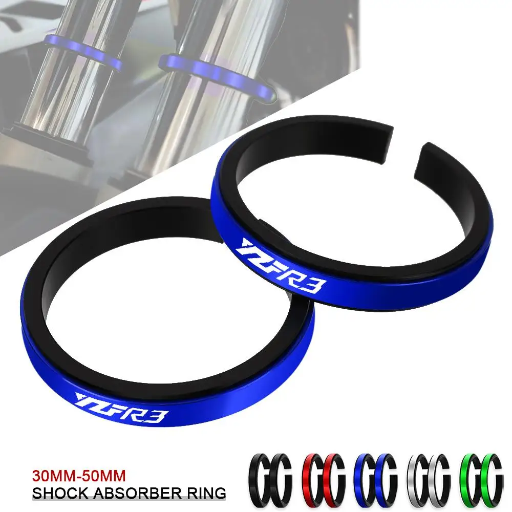 

FOR YAMAHA YZFR3 YZF-R3 YZF R3 Front Fork Suspension Expandable Shock Absorber Auxiliary Adjustment Rings 30-39MM And 40-51MM