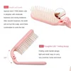 1pc Foldable Hair Comb Portable Detangling Hair Brush Anti Static Head Massager Travel Combs Hair Styling Accessories 5