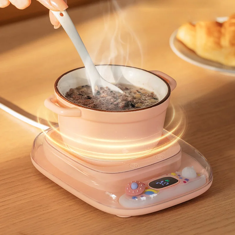 25W Coffee Mug Warmer Cup Heater Hot Tea Makers Heating Pad Warmer Coaster Electric Hot Plate Coffee Heater 220V 4