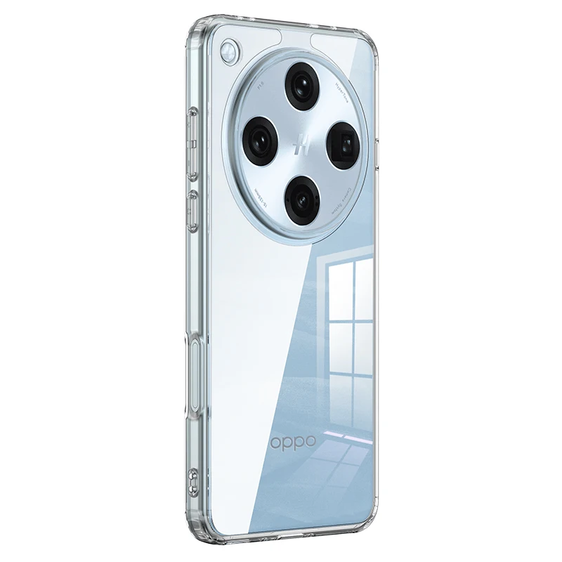 ELVEV Anti-Scratch Crystal Clear TPU Phone Case with Camera Protection