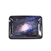 Household Metal Tray Rolling Tobacco Container Smoking Accessories Storage Trays Various Patterns 18x12.5cm 5