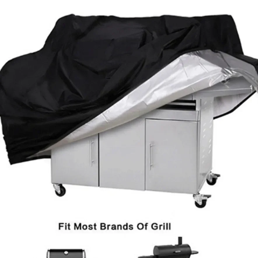 Oxford Cloth Outdoor BBQ Grill Cover Waterproof Oven Cover Garden Sun Protective UV Resistant Heavy Duty Carbon BBQ Covers grill cover