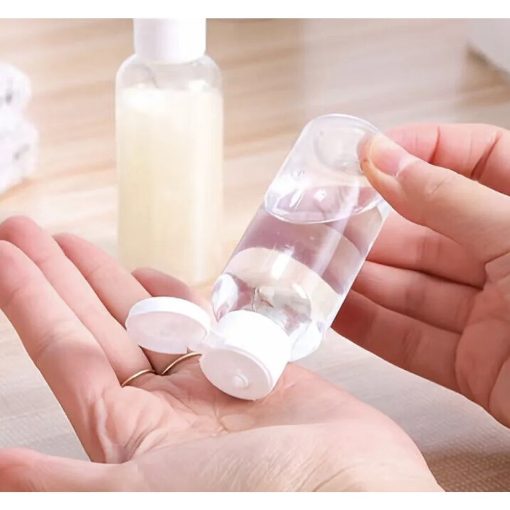 Bottiglie Da Viaggio Per Shampoo - 3 Pezzi Da 200ml In HDPE Antigoccia Per Liquidi - Foto 10