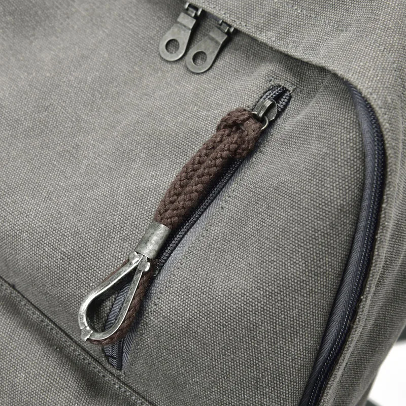 Casual Canvas Double oulder Bapa for Men High School College Students Traveling Leisure Faionable Korean Sle Bapa