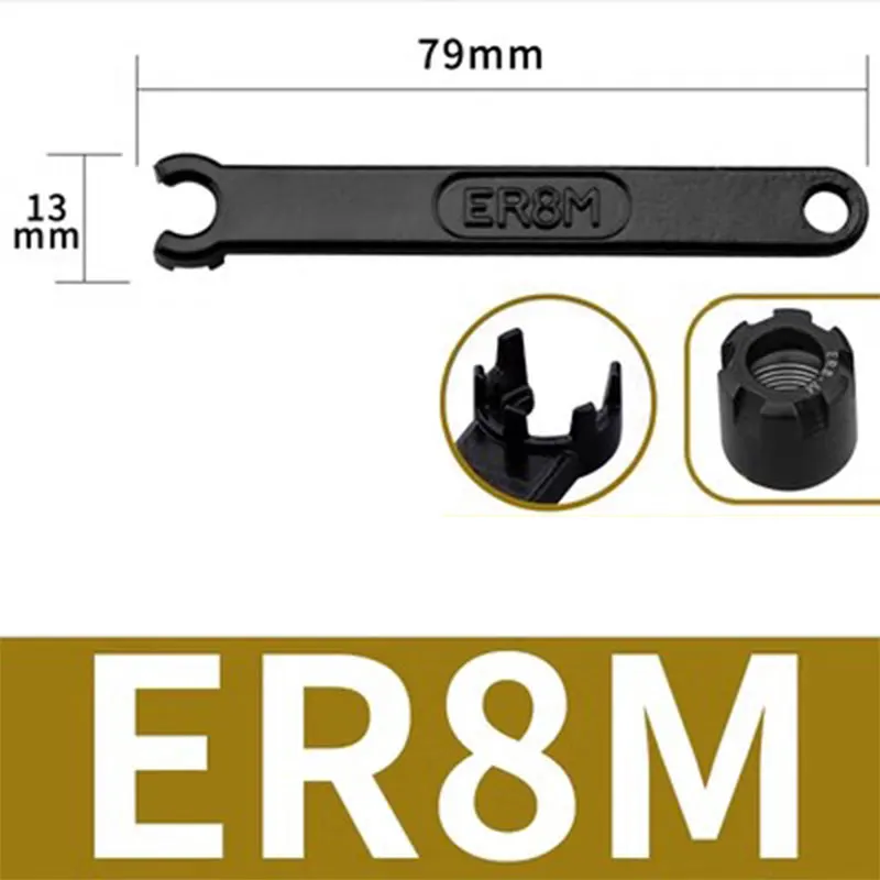 Er schlüssel a m um o ms iso apu typ schlüssel er8 er11 er16 er20 er25 er32 er40 er50 cnc bearbeitungs zentrum werkzeug halter schlüssel mutter – Detail 8