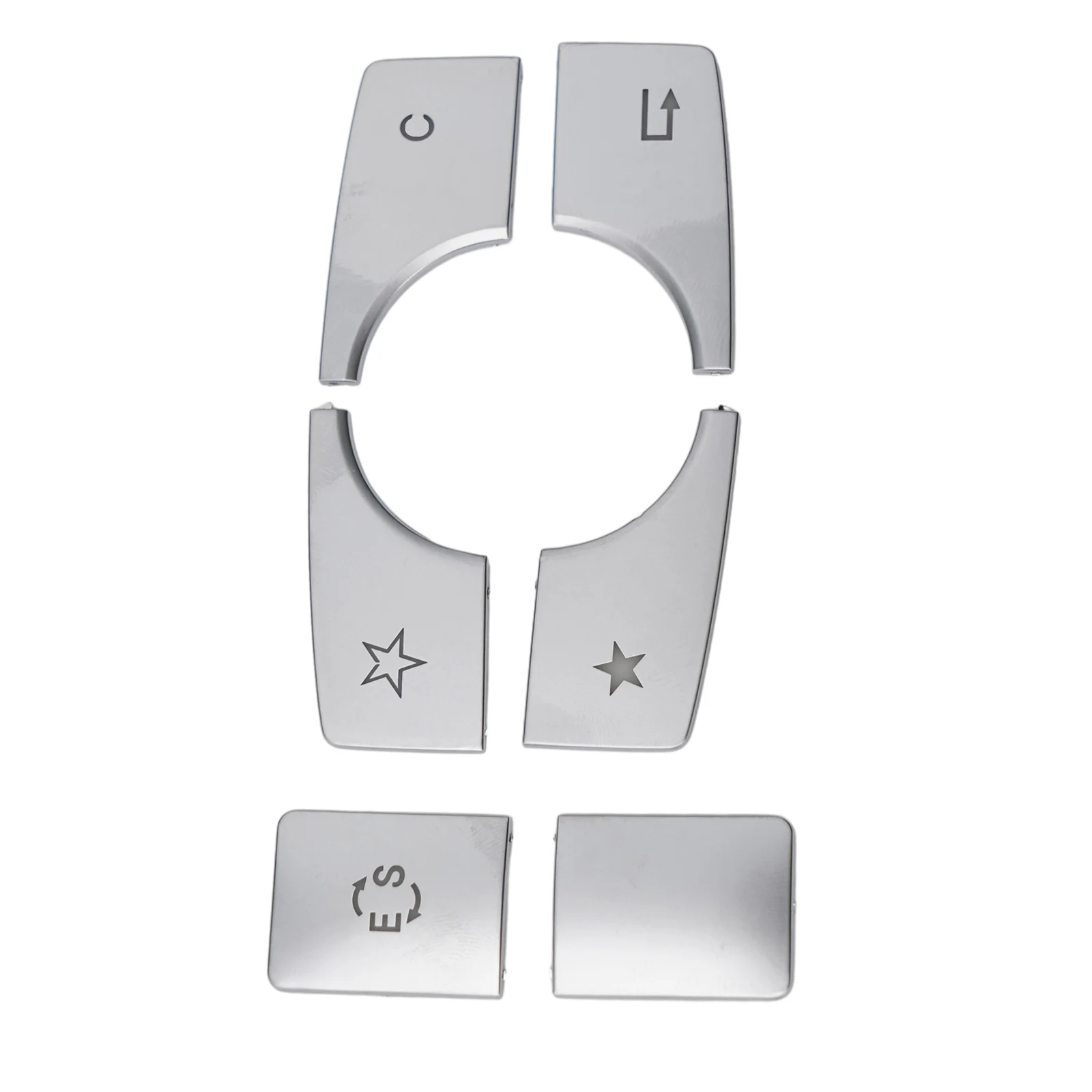 

22) Premium Center Console Multimedia Button Cover for E Class W212 2010 2015 Easy to Install and Long lasting