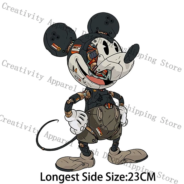 Christmas Mickey Minnie Princess Iron On Transfer Character Patch for  Clothing Stickers on Clothes - AliExpress