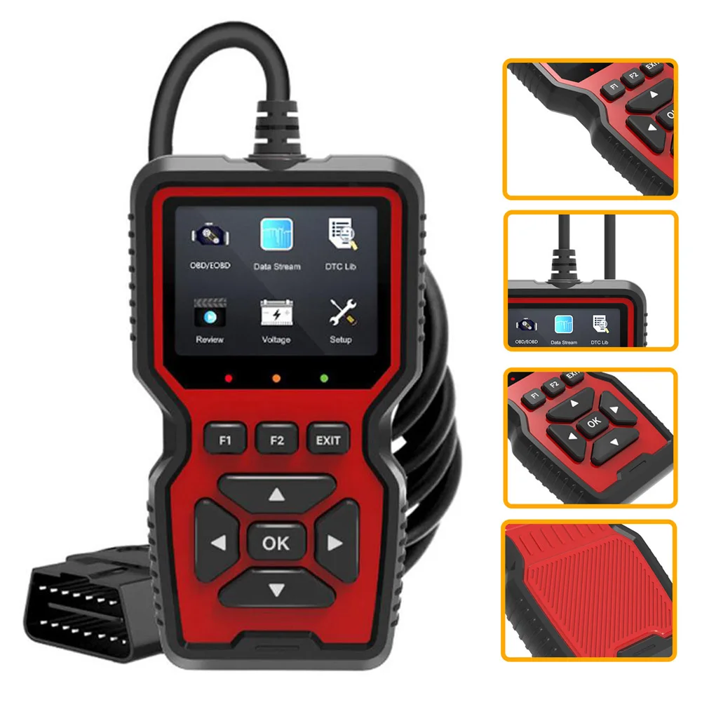 

Car Fault Detector Code Reader Elm327 Obd2 Scanner Fault Diagnosis Tester Engine System Diagnostic Tool Professional Repair Tool