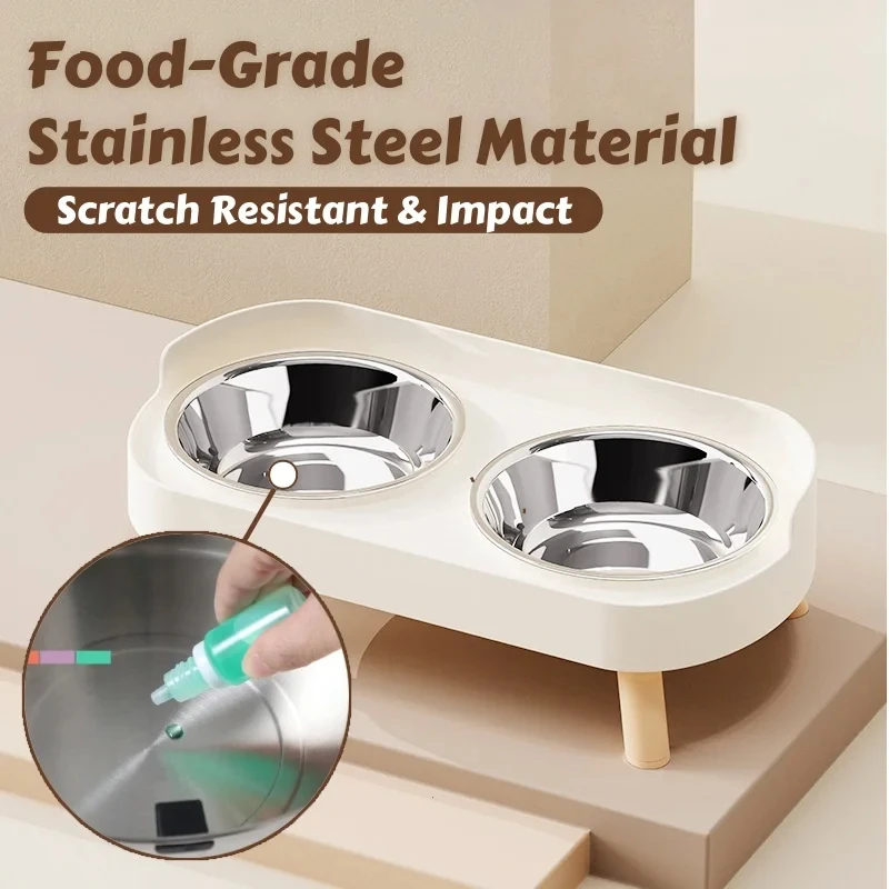 Colorful Elevated Pet Feeder 4