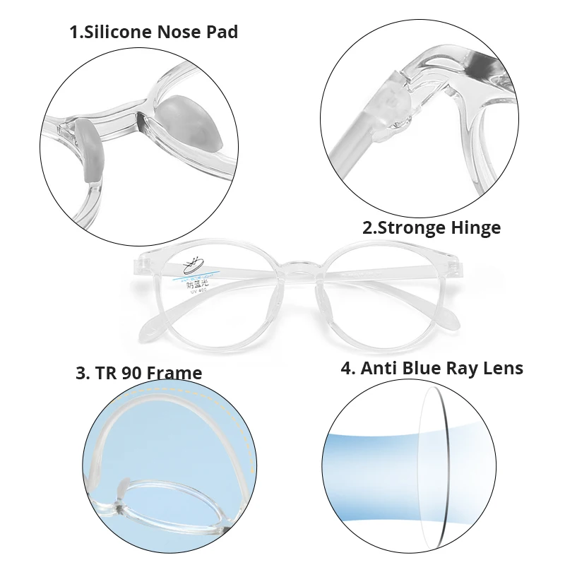 Vanlook Blue Light Blocking Kids Screen Glasses Computer For Boys Girls Children TR90Gaming Lunettes Anti Lumiere Bleue Infantil